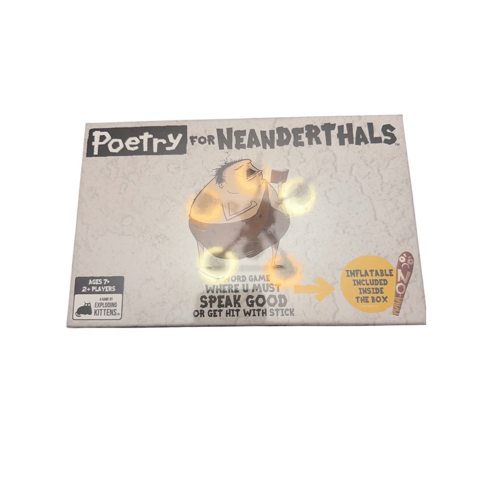 Poetry for Neanderthals Original Edition Word Game by Exploding Kittens Ages 7+